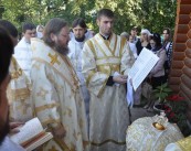 Епископ Боярский Феодосий совершил освящение храма в честь Всех святых в земле русской просиявших в г.Киеве